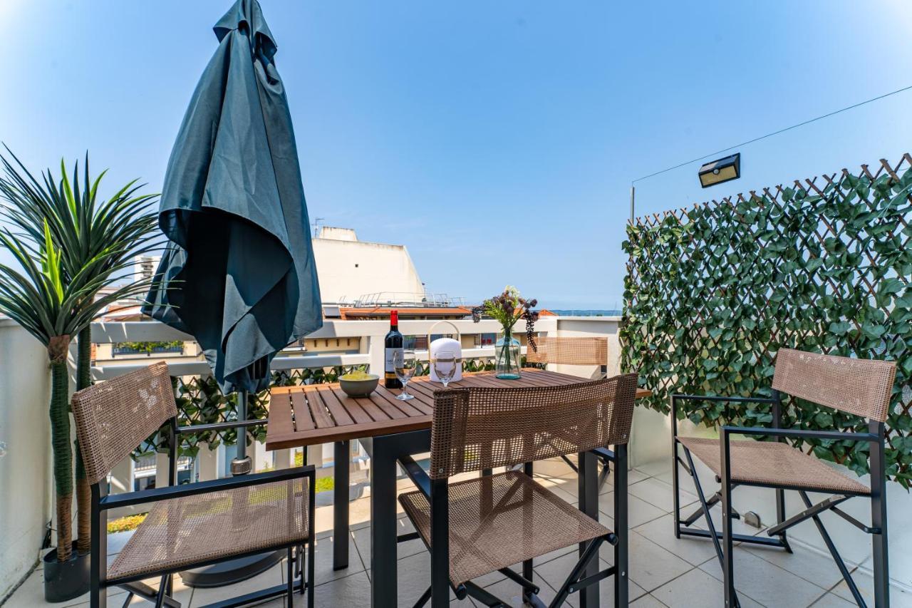 Piton Des Neiges - Nid Douillet Terrasse Vue Port Appartement Arcachon Buitenkant foto